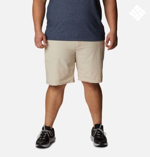 Men's Columbia Washed Out Shorts Khaki | Plus Size CA-S1603